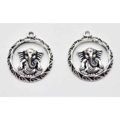 Free Shipping Tibetan Silver Zinc Alloy Elephant Charms Pendants fit for DIY necklace and Bracelets, 100pcs/lot