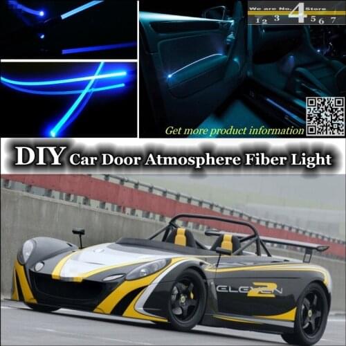 For Lotus 2-Eleven 2-11 2 Eleven interior Ambient Light Tuning Atmosphere Fiber Optic Band Lights Inside Door Panel illumination