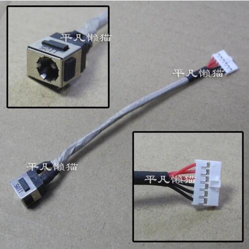 For MSI GE62 GE72 GS70 GP62 MS-179B MS-1792 GP72 MS-16J4 MS-16JB DC Power Jack Charging Cable Wire Cord Connector