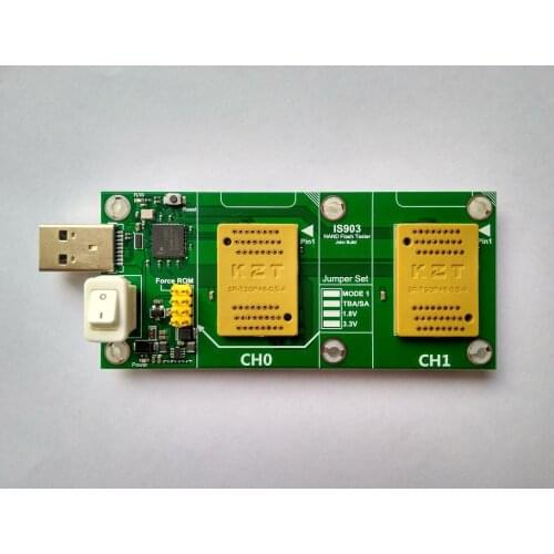 IS903 Flash U Disk Cleaning Overhead Flash Memory Test Frame TSOP48 BGA