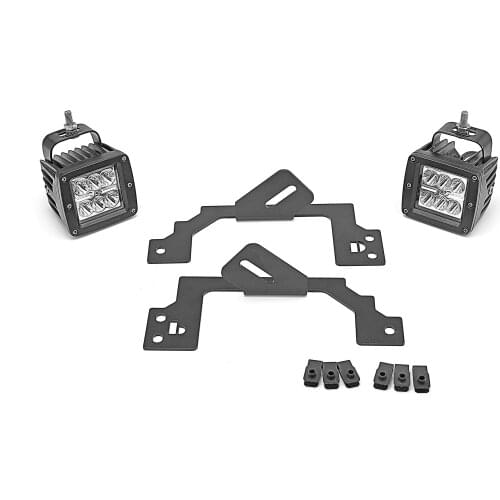 For Dodge Durango 2004-2006 Lower Bumper 24W LED Light Pod Bracket For Dodge Ram 2500 3500 2003-2009 Ram1500 2002-2008 Car Light