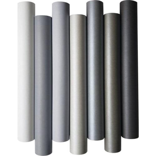 Solid Color Non-woven Wallpaper Rolls Modern Simple Fabric Embossed Wallpaper Furniture Sticker Living Room Decor Contact Paper