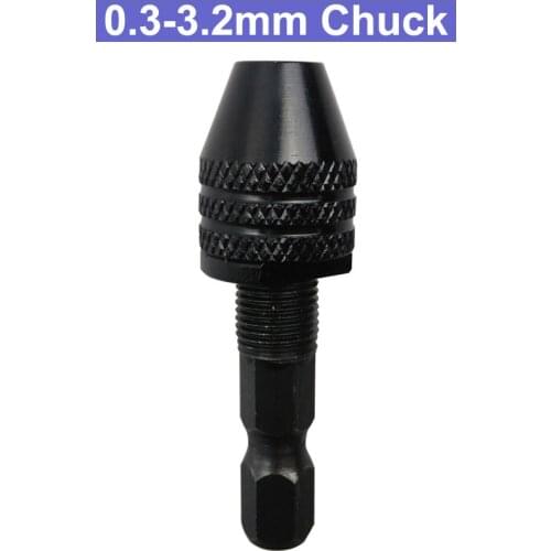 1pc 0.3-3.2mm Drill Accessory Universal Multi Keyless Universal Chuck Mini Drill Collet Rotary Tools for Dremel Drill 8X0.75mm