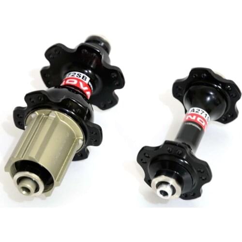 Novatec A271SB/F372SB-BK road bike hubs Front 112g Rear 270g black /red Shiman/campy 9/10/11s 20/24H free quick release