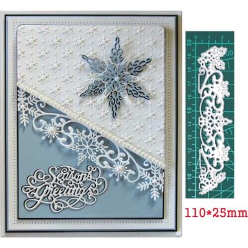 Snowflake Etched Lace Metal Cutting Dies For Stamps Scrapbooking Stencils DIY Paper Album Cards Decor Embossing 2020 New Craft