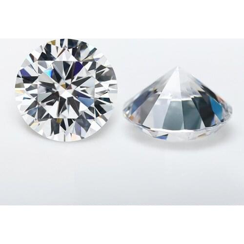 Top quality 2mm 10-50PCS moissanite 1carat DEF color quality better white round brilliant cut moissanite diamonds for jewelry