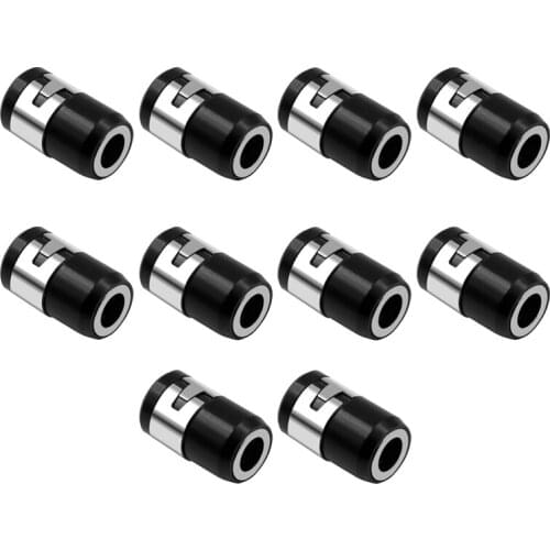 10 Pcs Bit netizer Ring Screwdriver Bit Drive Universal 21mm netizer Ring netic Steel for Screwdriver Bits