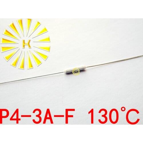 100% Original P4-3A-F 130 degree Thermal-Links 3A 250V Resistance Temperature Fuse x 100PCS FREE SHIPPING