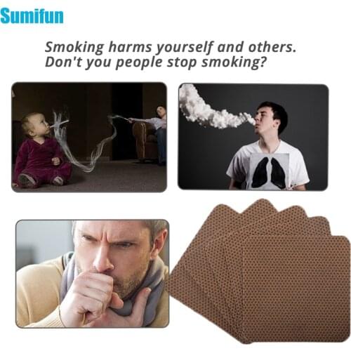 Sumifun 15pcs/3Bags Anti Smoke Patches Natural Herbal Nicotine Patch Stop Quit Smoking Plaster Control the Desire for Cigarettes