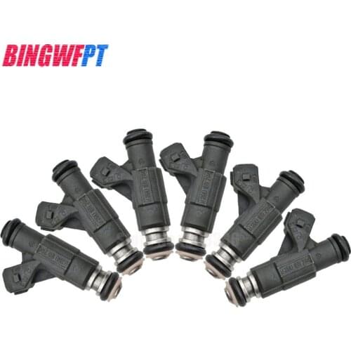 6PCS Fuel Injector Nozzle For Explorer U2 4.0L V6 97JF-BA 0280155734