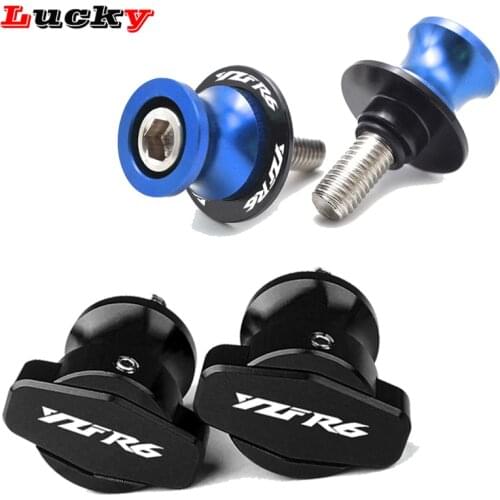 M6 Motorcycle Accessories Swingarm Spools Slider Stand Screws For Yamaha YZF R6 YZFR6 2000 2001 2002 2003 2004 2005 2006 -2016