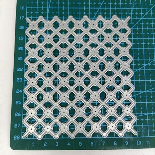 Flower Background Dies Scrapbooking New Arrival 2021 Metal Cutting Dies Christmas Card Making Supplies Stencils For Decoration