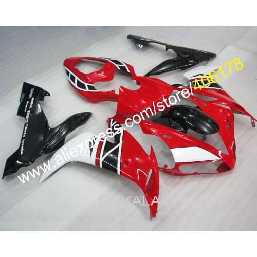For Yamaha YZF1000 R1 2004 2005 2006 YZF-R1 YZFR1 04 05 06 YZF R1 Red White Black Fairing Kit (Injection Molding)