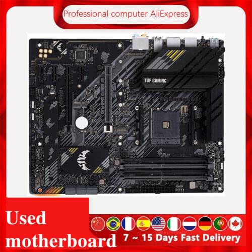 Used For ASUS TUF GAMING B550-PLUS Motherboard Socket AM4 DDR4 For AMD B550M B550 Original Desktop PCI-E 4.0 m.2 sata3 Mainboard
