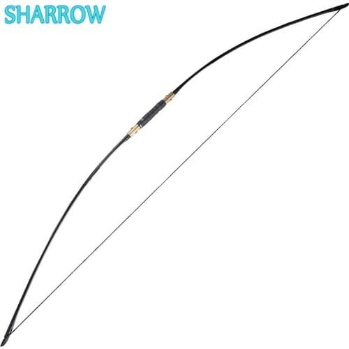 Recurve Bow Archery Longbow Right/left Hand Bow Black 25-70Lbs Bow and Arrows for Outoor Shooting Hunting Camping Training