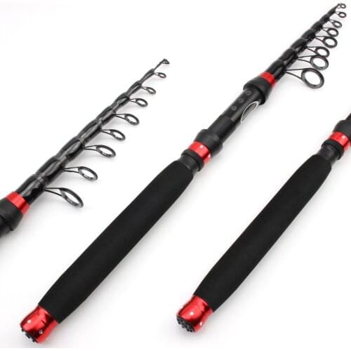 1.8m2.1m2.4m2.7m3.0m Multifunctional Portable lure Fishing Rod Telescopic Fly Pole Fishing Tackle pocket Travel fishing pesca