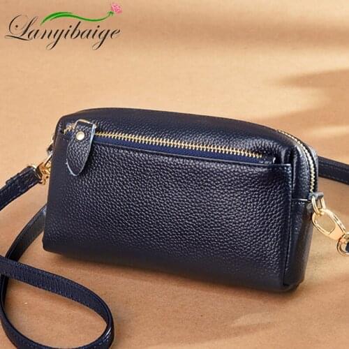 Fashion Simple Shoulder Bag 2020 Ladies Messenger Bags Luxury Brand Handbag Lady Packe Designer Cowhide High-End Messenger Bag