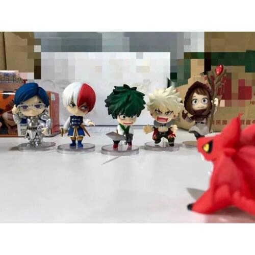 Vogue Statue Comic Anime My Hero Academia Izuku Midoriya Katsuki Bakugo Tenya Iida Ochaco Uraraka Cute DLT Figure Figurin