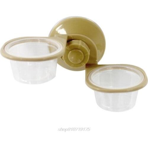 Suction Cup Reptile Water Food Feeder Wall Hanging Feeding Dish Bowl Spider Breeding Box Tank Dish Pot N09 20 Dropshipping