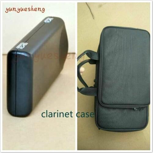 New clarinet case, real wood material leather box and clarinet portable package