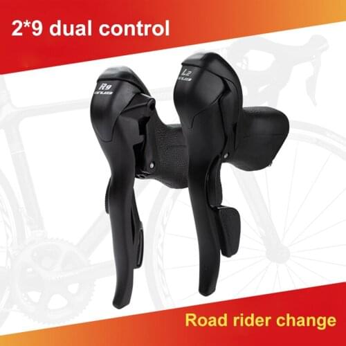 2pcs/pair GUB R9 Shifter Compact Structure derailleur Holding Good Compatibility Universal 2-in-1 9/10speed Bike Shifter for MTB