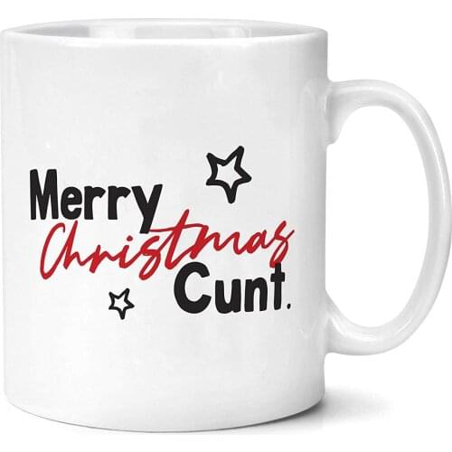 Merry Christmas C*nt Secret Santa Gift Mug