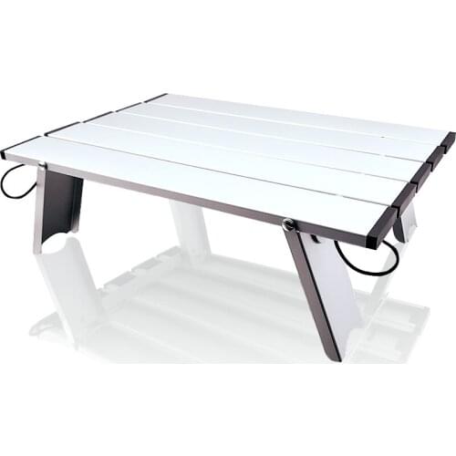 Camping Table Mini Ultralight Folding Table With Aluminum Alloy Table Top Easy to Carry For Outdoor Picnic