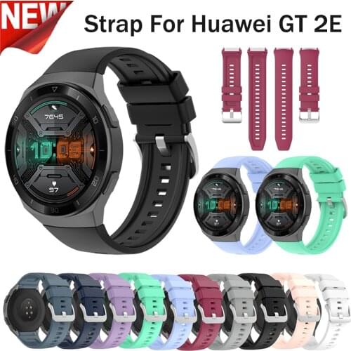 New Replacement Sport Strap For HUAWEI WATCH GT 2E Adjustable Strap Replacement Bracelet For Huawei gt2e Watch Silicone Straps