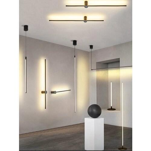 Ditoon Modern LED Pendant lights Black LED Ceiling Suspended pendant Light Lamp for Hall Kitchen Living Room Bedroom