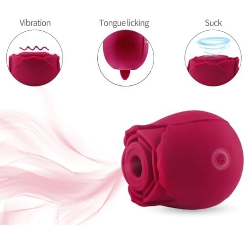 10 Frequency G Spot Stimulator Clitoral Sucking Licking Rechargeable Massager Adult Sex Toy for Couples Women