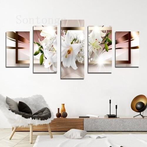 Light Luxury Carnation Decorative Painting Simple Style Modern Porch Living Room Corridor Study Hotel Hotel Painting