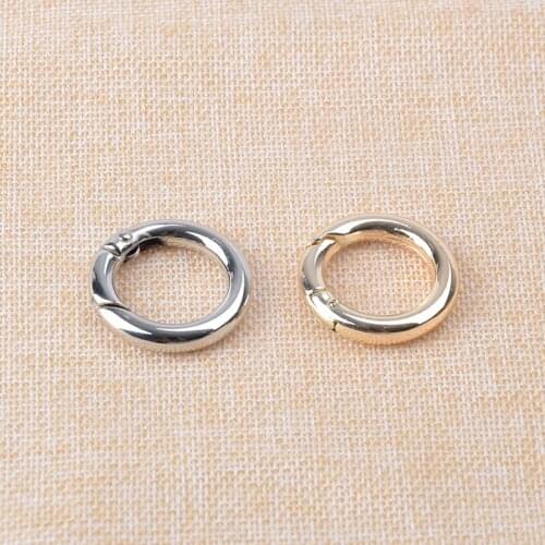 3/4 inch(20mm) Nickel Spring Gate O Ring Nickel metal Ring for bags