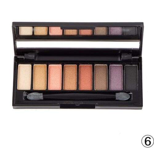 High Quality 8 Colors Makeup Eyeshadow Palette Matte Diamond Glitter Matte Eye Shadow in One Palette Blush Makeup Set for Beauty