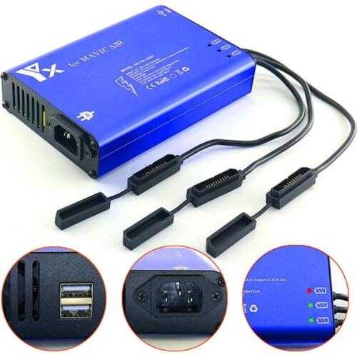 Mavic Air Battery Charger 5in1 Charging Hub for DJI Mavic Air Intelligent Battery Drone Charging Adapter EU/US/UK/CN Plug