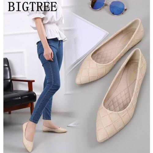 Korean Shoes Pink Spring Shoes Women Black Flats Womens Shoes Comfort Fashion Slip On Zapatos De Mujer De Moda 2020 Buty Damskie