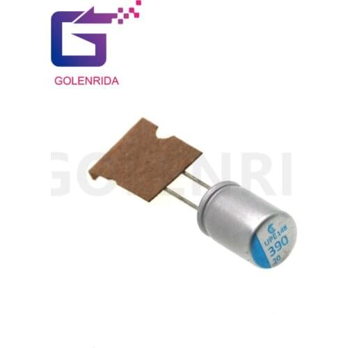 10pcs 20V390UF 8*12 390UF 20V Solid Aluminum Electrolytic Capacitor for Computer Mainboard Video Card/Graphics Card