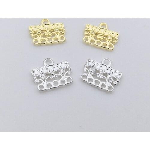 10 PCS Metal Charms Connectors 17*19mm Diy Accessories Handmade Connector For Jewelry Making