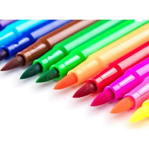 12/24/36 Colors Watercolor Brush Markers Pen Set for School Student Art Manga Design Supplies