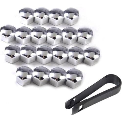 20pcs/set Universal Car Tire Screw Cap Nut Protection Automobile Tool Decoration Hub Protector Dustproof With Removal Cover F4E0