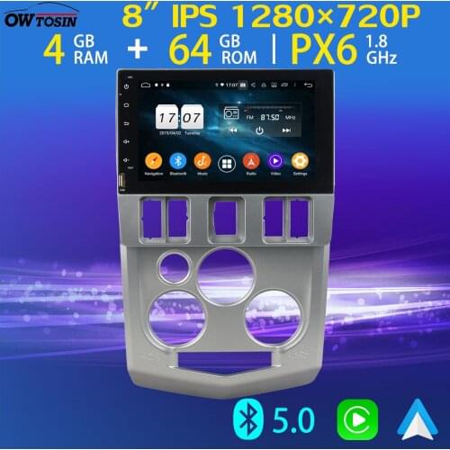 8" IPS 1280*720P Car GPS Player For Renault Dacia Logan L90 GPS Navigation Bluetooth 5.0 Tethering 4G LTE DSP Android Auto Radio