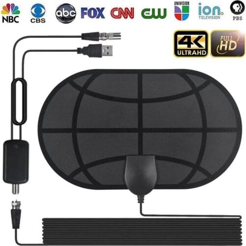 New Antenna 4K Digital HDTV Indoor TV Antennas 980 Mile Range with Amplifier Signal Booster Active Indoor 25dB HD TV Radius Surf