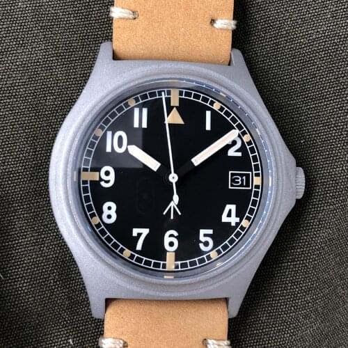 G10 Pilot Automatic Watch Men NH35 Mechanical Wristwatch 100M Diver Sports 39mm Stainless Steel Sapphire Crystal Luminous Clocks