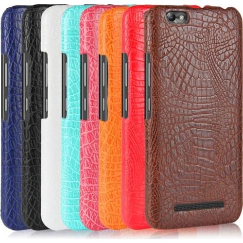 Lenovo Vibe C A2020 A2020a40 Case Crocodile Pattern Hard PC+PU Leather Back Cover Case for Lenovo Vibe C A 2020 A2020 A2020a40