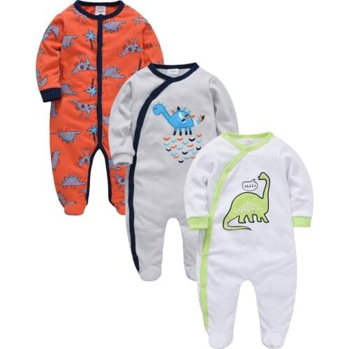 Baby Clothes 2019 Summer New Born Baby Rompers For Boy Girl Fleece Cotton Baby Boy Winter Clothes Full Sleeve Baby Jumpsuits