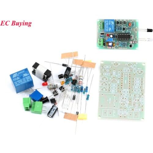 Infrared sensor infrared Proximity Switch Automatic Control Kit Fun DIY Kit Welding Practice Board CD4093BD for Hand Dryer Tap