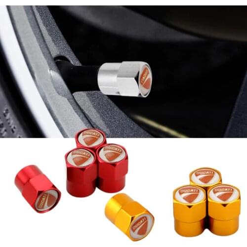 Tire Valve Caps Car Decoration For Ducati 749 748 Diavel Monster 400 1200 696 796 620 Multistrada 1200 848 1098 758 749 750
