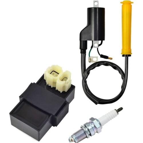 Ignition Coil Spark Plug CDI Box Kit for Honda TRX400EX Sportrax 400 2X4 1999-2004 ATV 30500-HN1-003