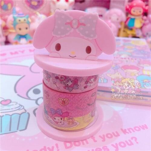 Lovely Cute Dog Tape Dispenser Display Masking Tape Collection Dolls Accessories