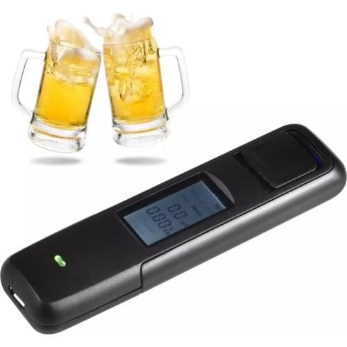 Fashion High Accuracy AT05 Personal Breathalyzer Non-Contact Digital Alcohol Tester Remind Driver Safety In Roadway Diagnostic
