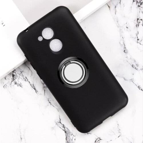 For Huawei Honor 6A Back Ring Holder Bracket Phone Case Cover Phone TPU Soft Silicone Cases ON Huawei Honor 6A 5"